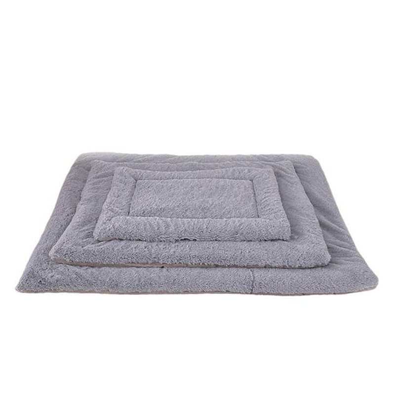 Warm nap mat grey large 90x70cm-null
