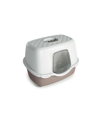 Stefanplast toilet very chic indoor &chi;&rho;&omega;&mu;&alpha; gray/white, Grey/white, medium