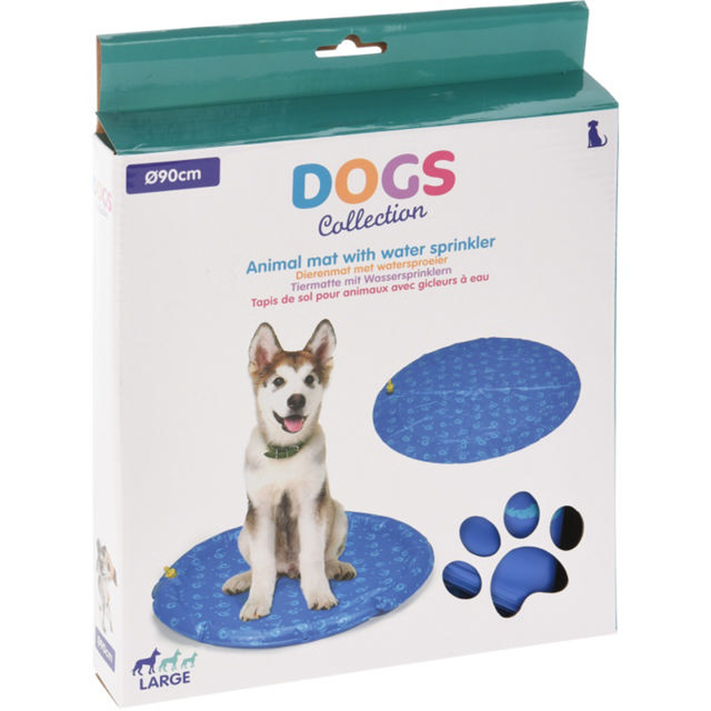 Sprinkler mat for dogs 90x90x3cm, , medium-null