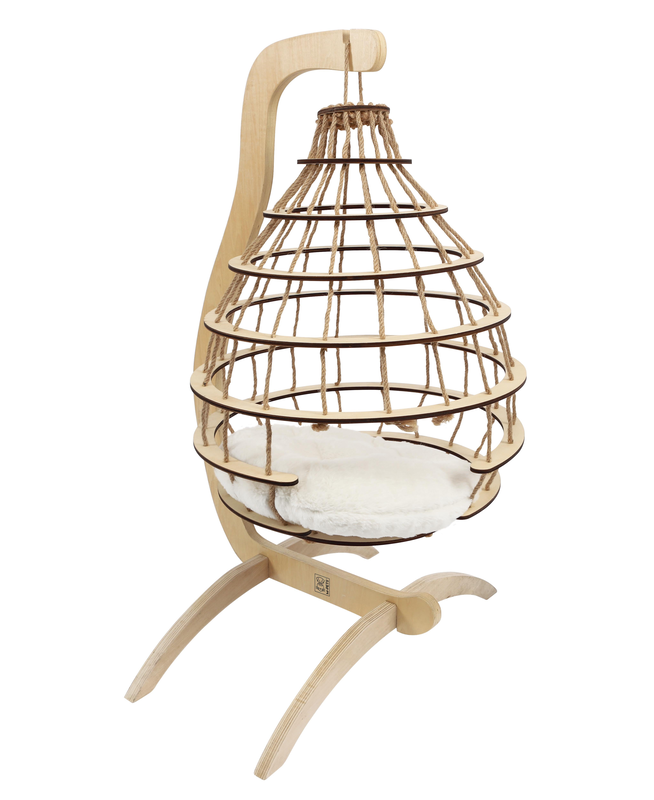 Product image: M-pets cloud hanging cat bed with cushion-null