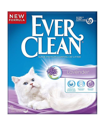 Ever clean cat litter lavender 6l, , medium