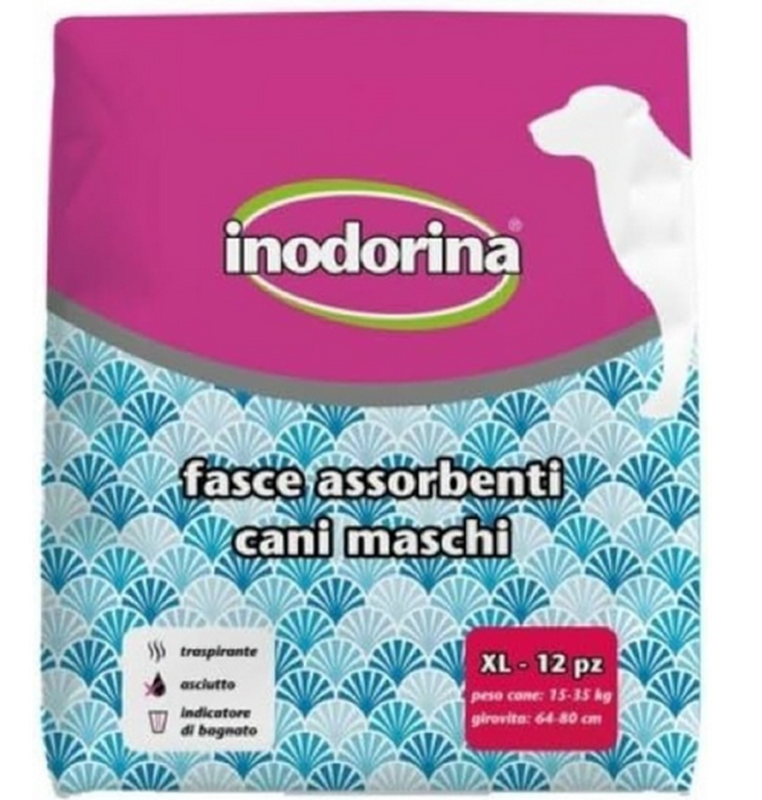 Inodorina disposable male dog diaper - 10gr-null