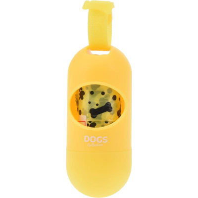Doggy bags with holder - assorted colors, , medium