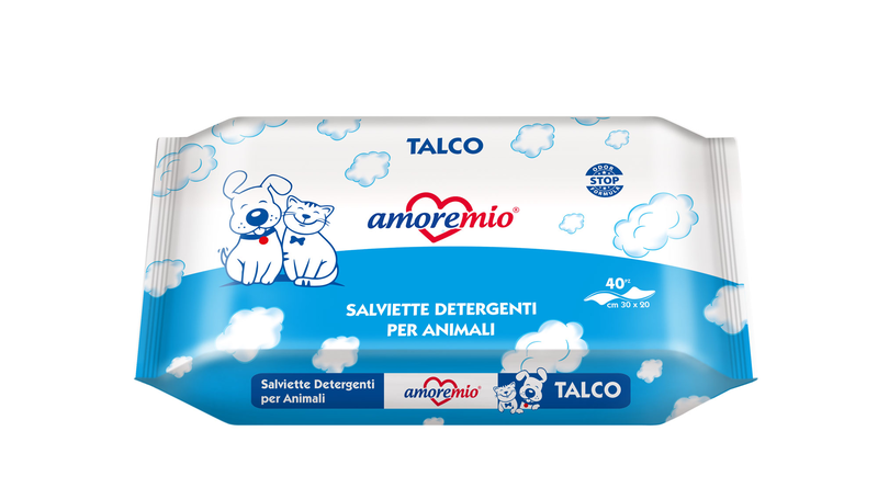 Amore mio wipes talco 40pcs 30x20cm, , medium-null
