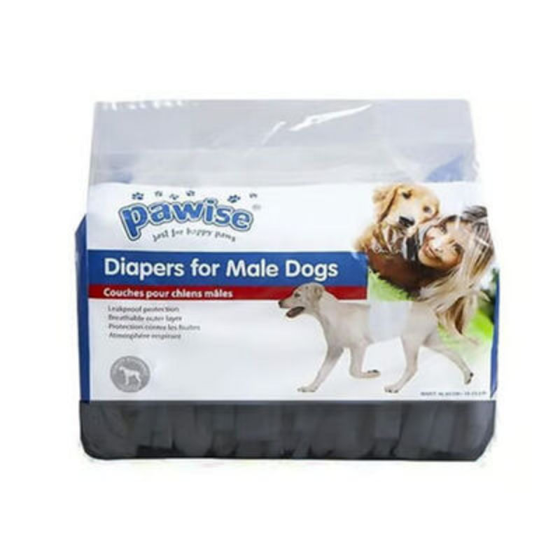 Product image: Pawise black disposible male wrap pads-null