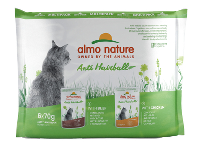 Almo nature multipack anti-hairball beef & chicken,  Almo nature multipack anti-hairball beef & chicken, , medium