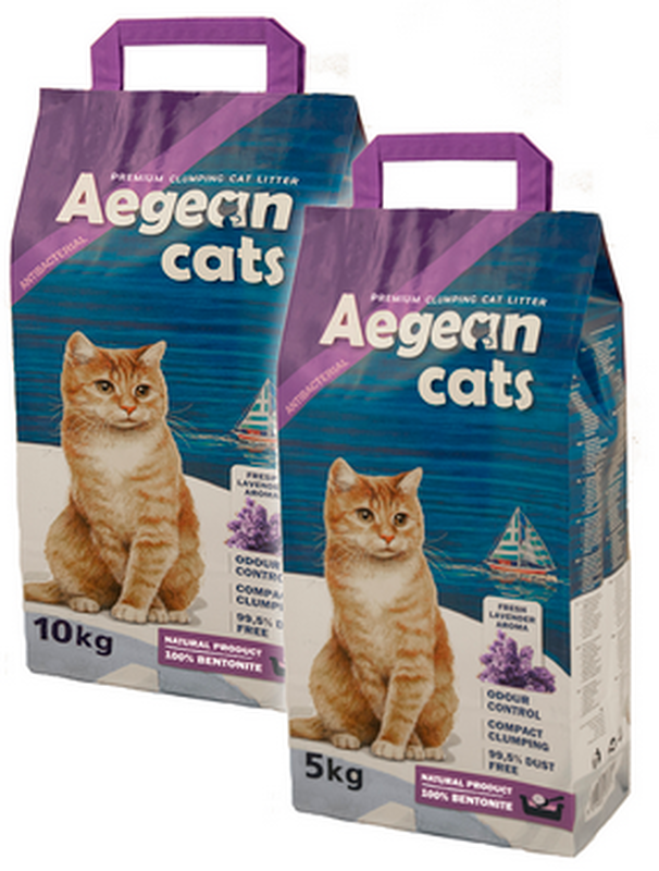 Product image: Aegean cat litter lavender - 10 kg-null