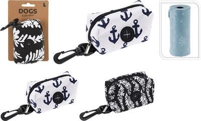 Doggy bag holder w 15 bags, , medium