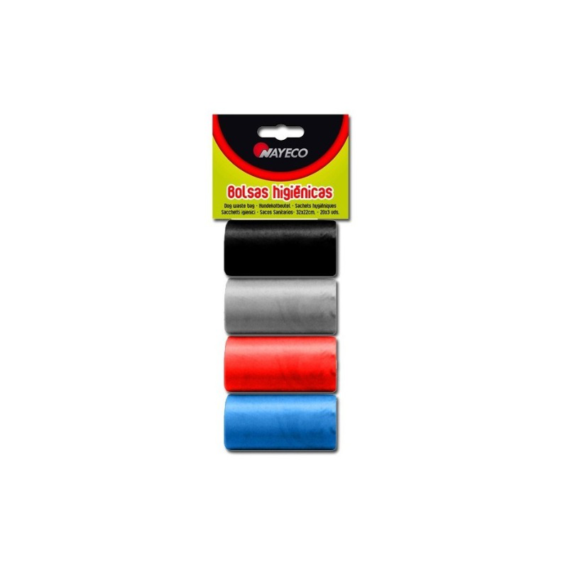 Product image: Nayeco υγιεινα σακουλακια 4x20 ρολα, , medium-null