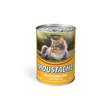 Moustache chunkies with chicken 415gr, , medium
