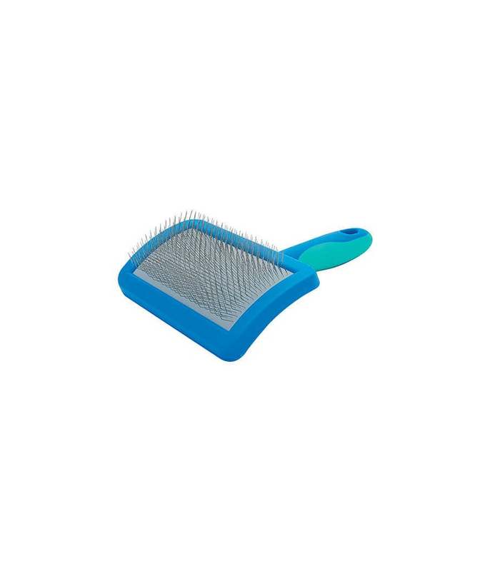 Vivog slicker brush large &chi;&rho;&omega;&mu;&alpha; blue/green-null