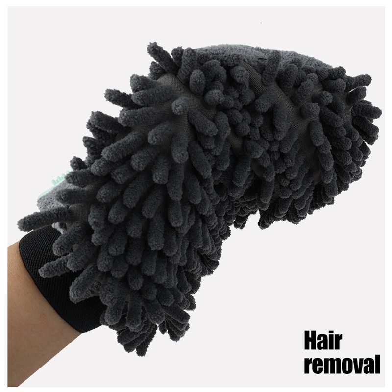 Double side glove - bath & dry - assorted colors-null