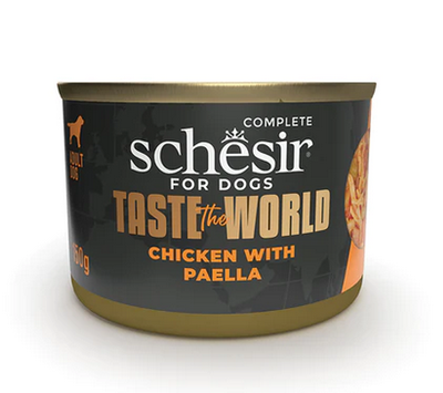Schesir taste the world dog chicken with paella in broth - 150gr, , medium