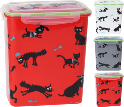 Storage box for petfood 3 assorted colors, , medium