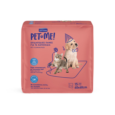 Septona pet floor pads 60x60cm 15pcs, , medium