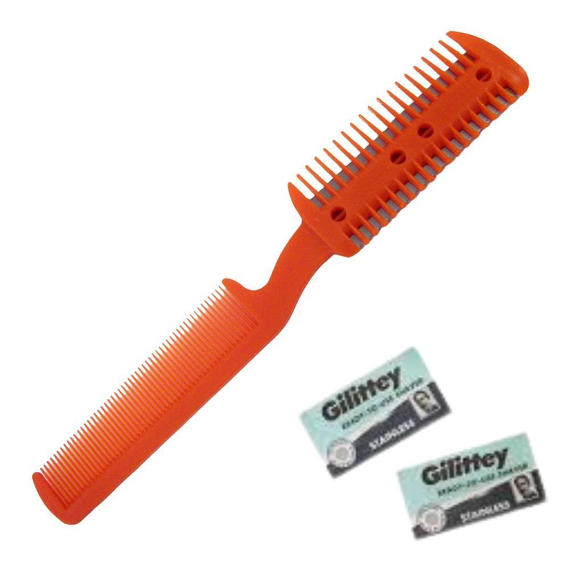 Product image: Χτένα περιποίησης κατοικιδίων με διπλό άκρο ενσωματωμένη λεπίδα ξυραφιού, , medium-null