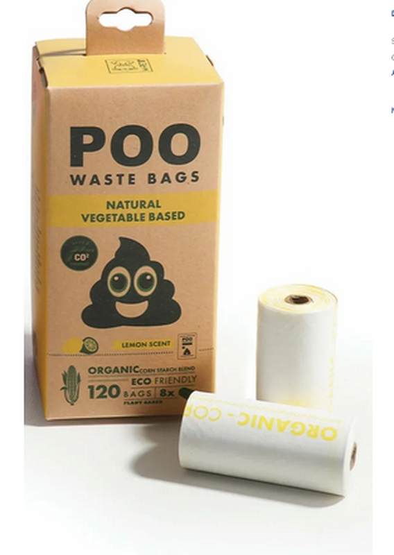 Product image: Poo dog waste bags lemon scented-null