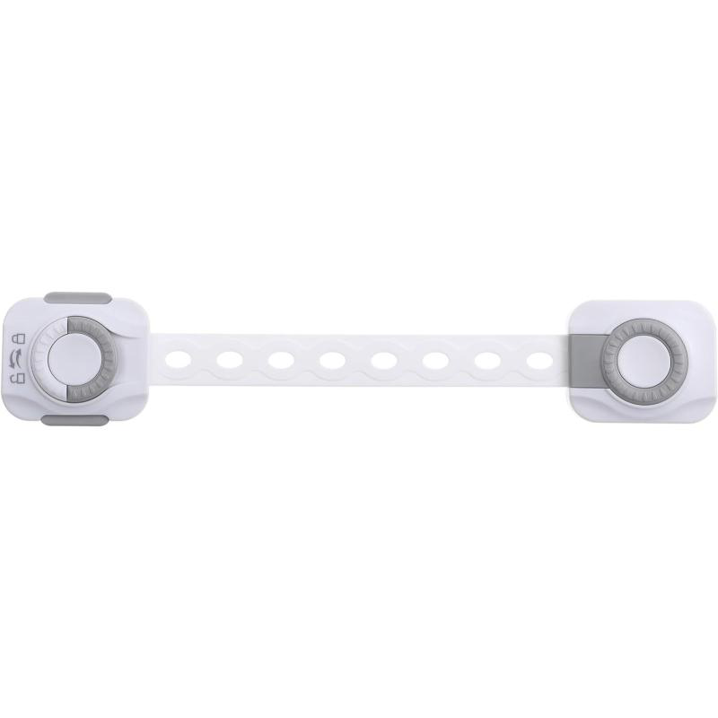 Dreambaby multipurpose adjustable latch - grey, , medium-null