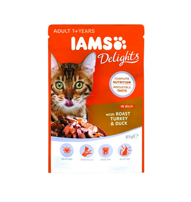 Iams cat delight turkey & duck,  Iams cat delight turkey & duck, , medium