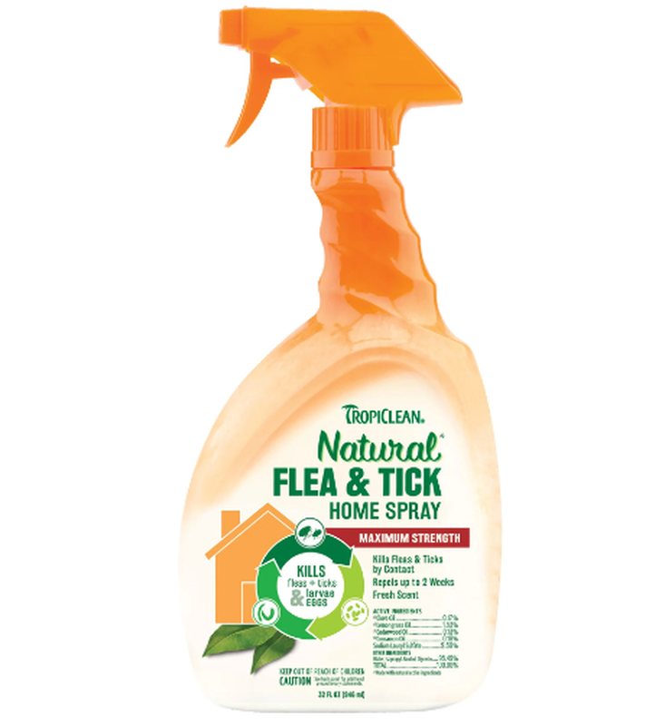 Product image: Tropiclean flea and tick home spray - 946gr-null