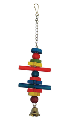 Shooting star wood bird toy 31cm, , medium