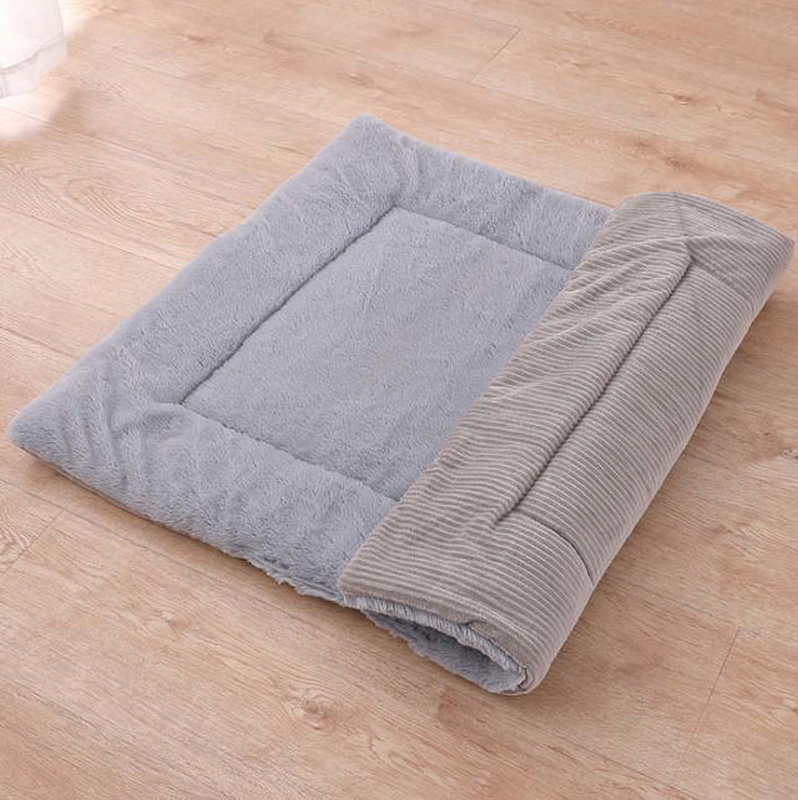 Warm nap mat grey large 90x70cm-null