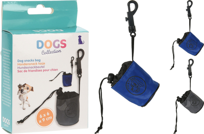 Doggy treat bag 6x6x9cm 2 assorted colors, , medium