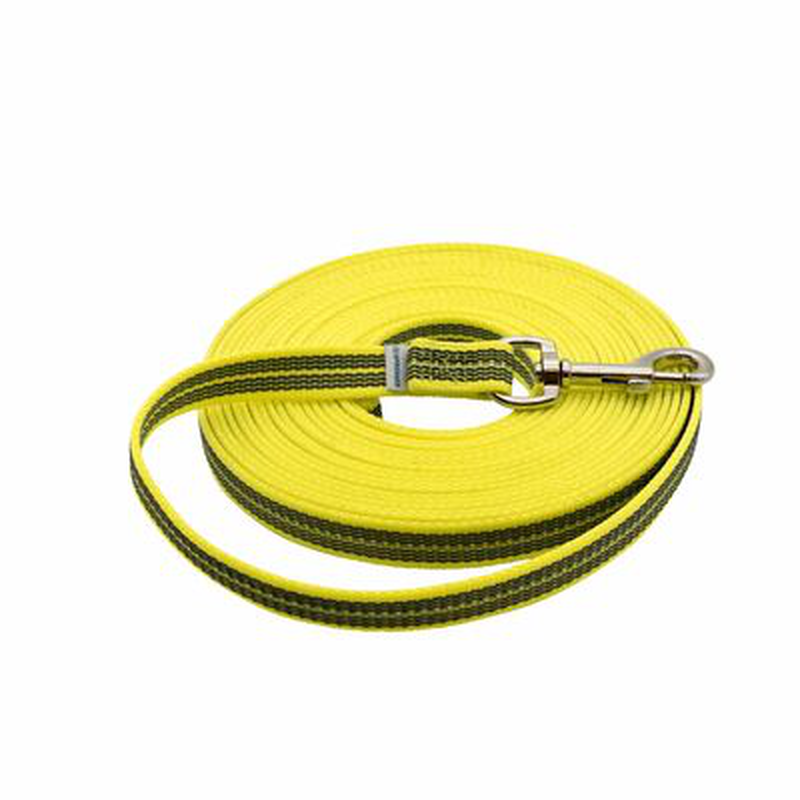 Rubberized leash without hand strap 10 m yellow - 3-m, , medium-null