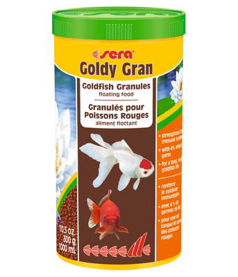 Sera goldfish granules -&beta;&alpha;&sigma;&iota;&kappa;&eta; &tau;&rho;&omicron;&phi;&eta; &gamma;&iota;&alpha; &mu;&epsilon;&gamma;&alpha;&lambda;&upsilon;&tau;&epsilon;&rho;&alpha; &chi;&rho;&upsilon;&sigma;&omicron;&psi;&alpha;&rho;&alpha; 100ml, , medium