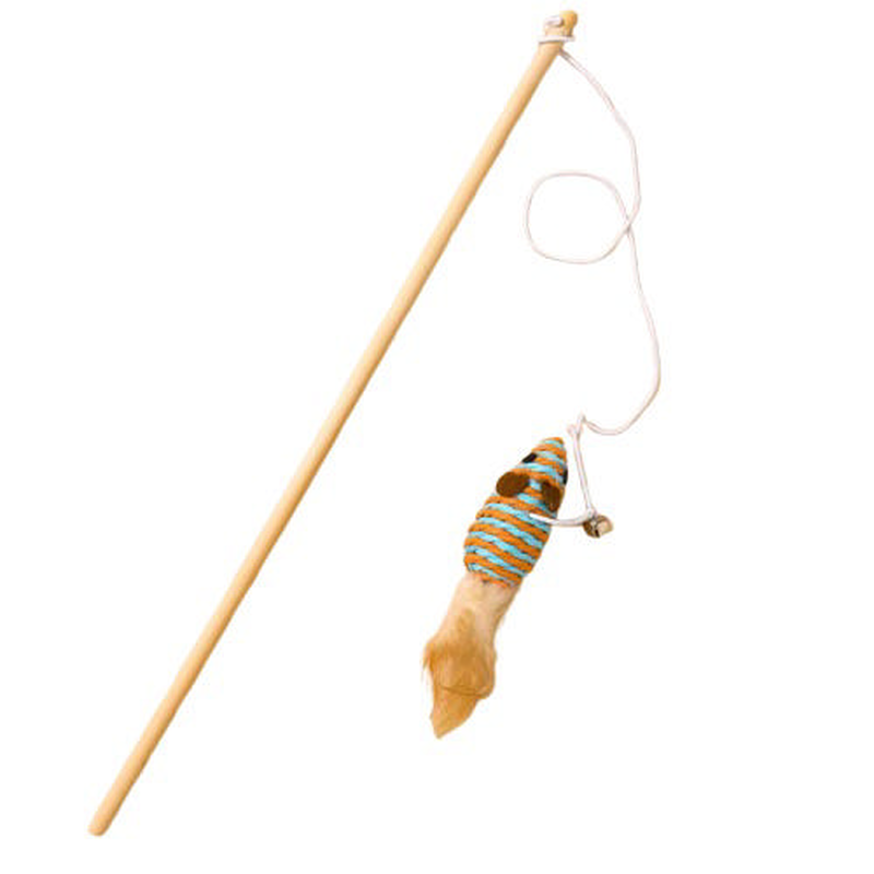 Ideaplus interactive cat toy with bell - assorted colors, , medium-null
