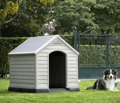 Keter grey dog house, , medium