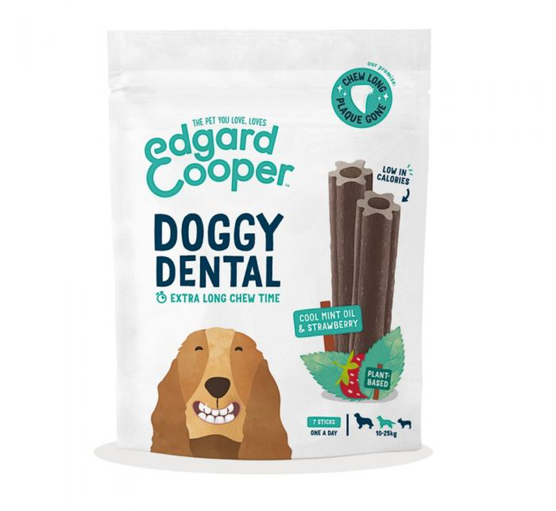 Edgard & cooper doggy dental mint & strawberry-null