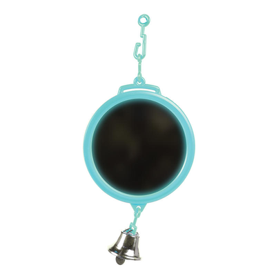 Mini round bird mirror 14.5cm, , medium