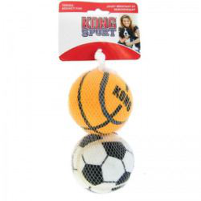 Kong assorted sports balls dog toy, , medium