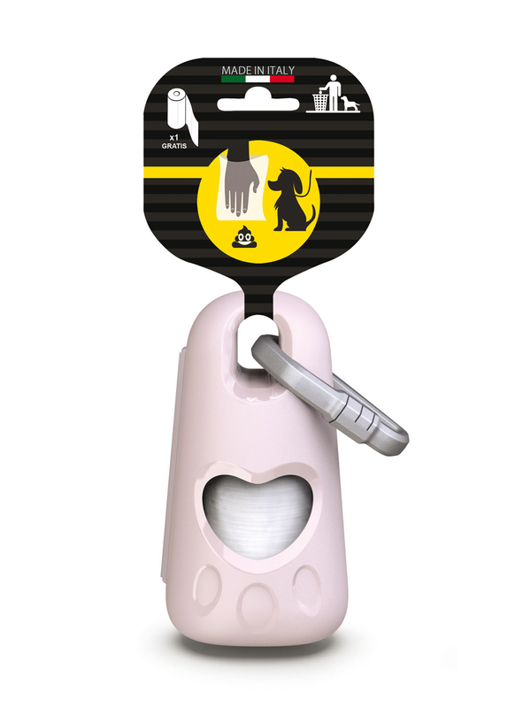 Poop bags holder with 1 roll (15 bags)-null