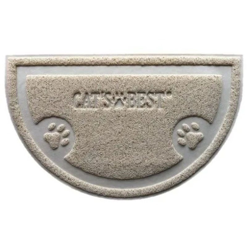 Cats best beige cat litter mat, , medium-null