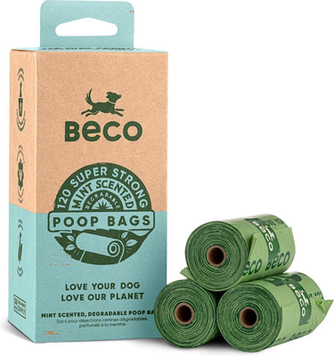 Beco mint scented poop bags, , medium