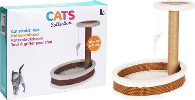 Cat tree on stand 40x30x41cm,  Cat tree on stand 40x30x41cm, , medium