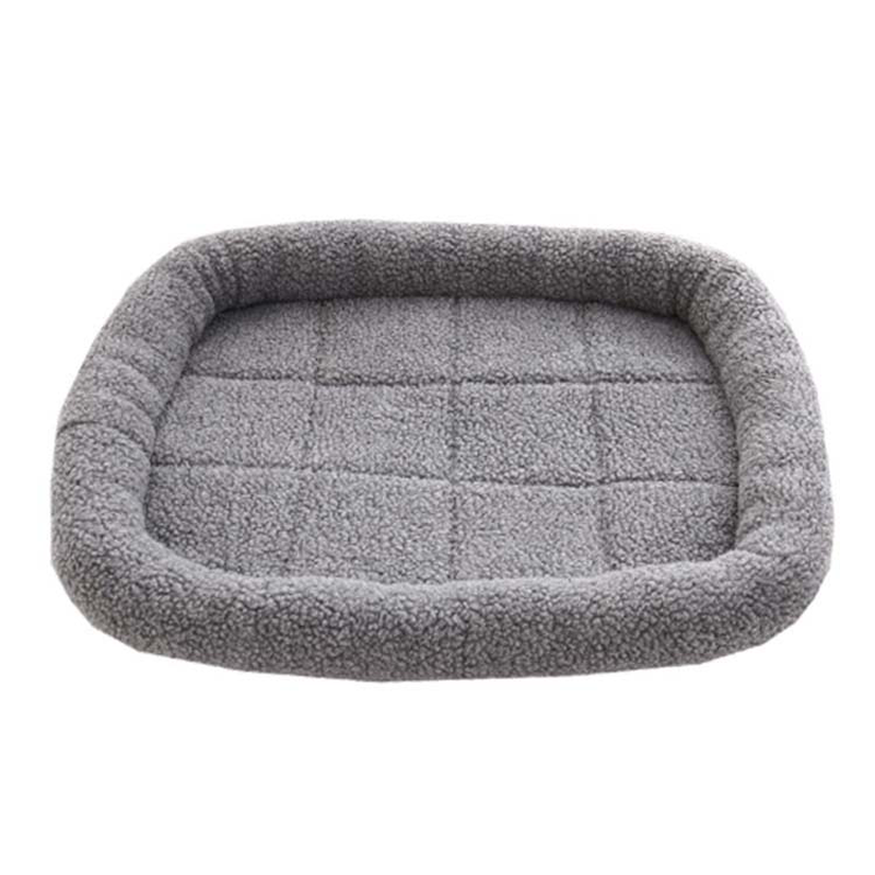 Pet wool warm bed - grey 60x50cm-null