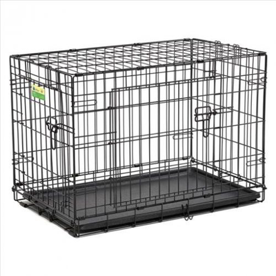 Midwest contour double door dog crate, , medium