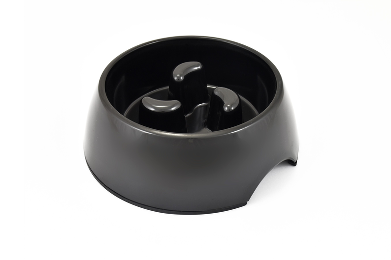 Globus μπολ τροφης σκυλου κατά της λαιμαργιας 17.5cm 350ml μαυρο, , medium-null
