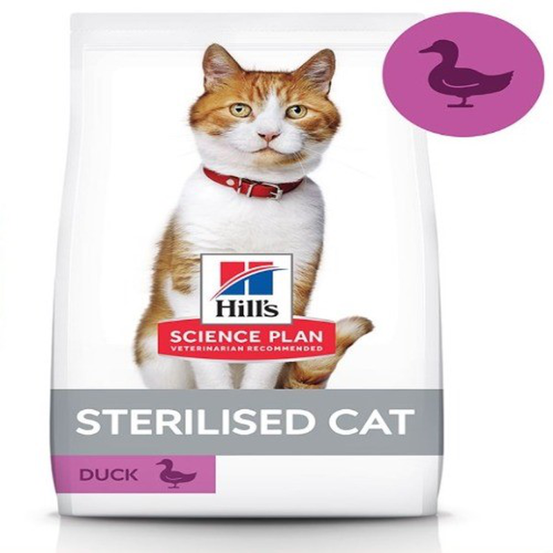 Hills science plan adult sterilised with duck - 10-kg, , medium-null