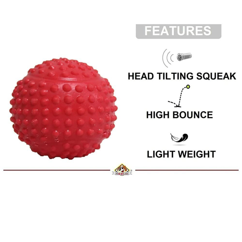 Product image: Παιχνίδι μπάλα σκύλου nunbell pet κόκκινο, , medium-null