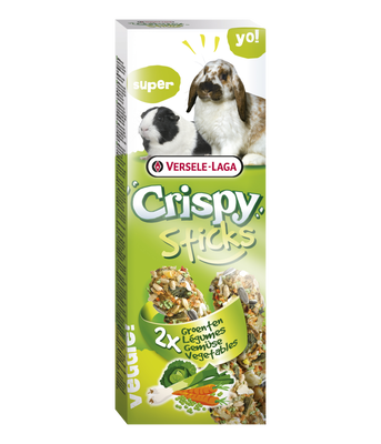 Versele laga crispy sticks rabbits-guinea pigs vegetables &sigma;&upsilon;&sigma;&kappa;&epsilon;&upsilon;&alpha;&sigma;&iota;&alpha; 110g, , medium
