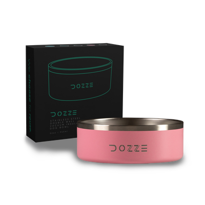Baby pink dozze dog bowl, Baby Pink, medium