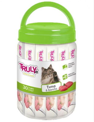 Truly creamy lickable tuna and bonito variety pack - 420gr, , medium