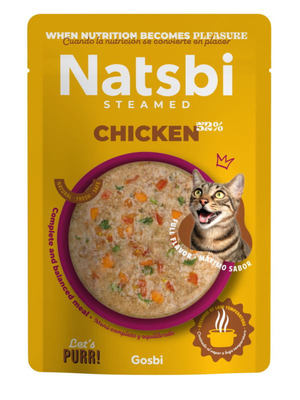 Gosbi natsbi cat steamed chicken - 80gr, , medium