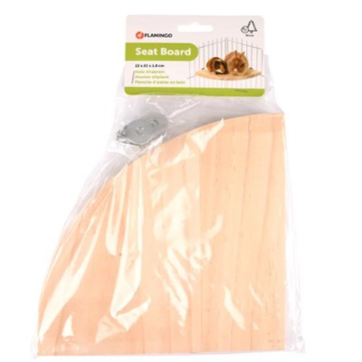 Flamingo wooden platform for hanging 22x22cm, , medium