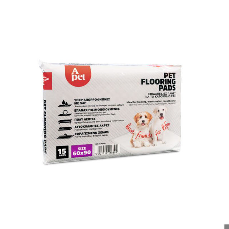 Apet pet flooring pads 60x90 15pc, , medium-null
