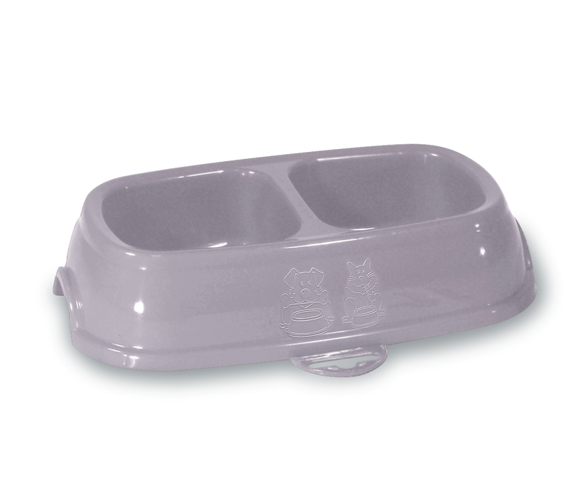 Stefanplast  double bowl 0,2lt + 0,2lt, , medium-null